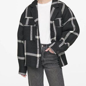 COPY - Anine Bing - Flynn Jacket in Black Check | sz Medium